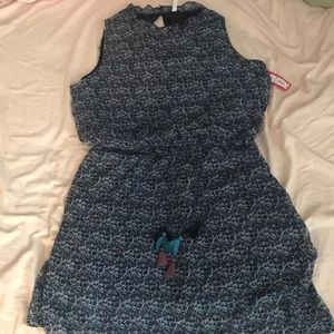 Dark Floral Dress W/ Tags